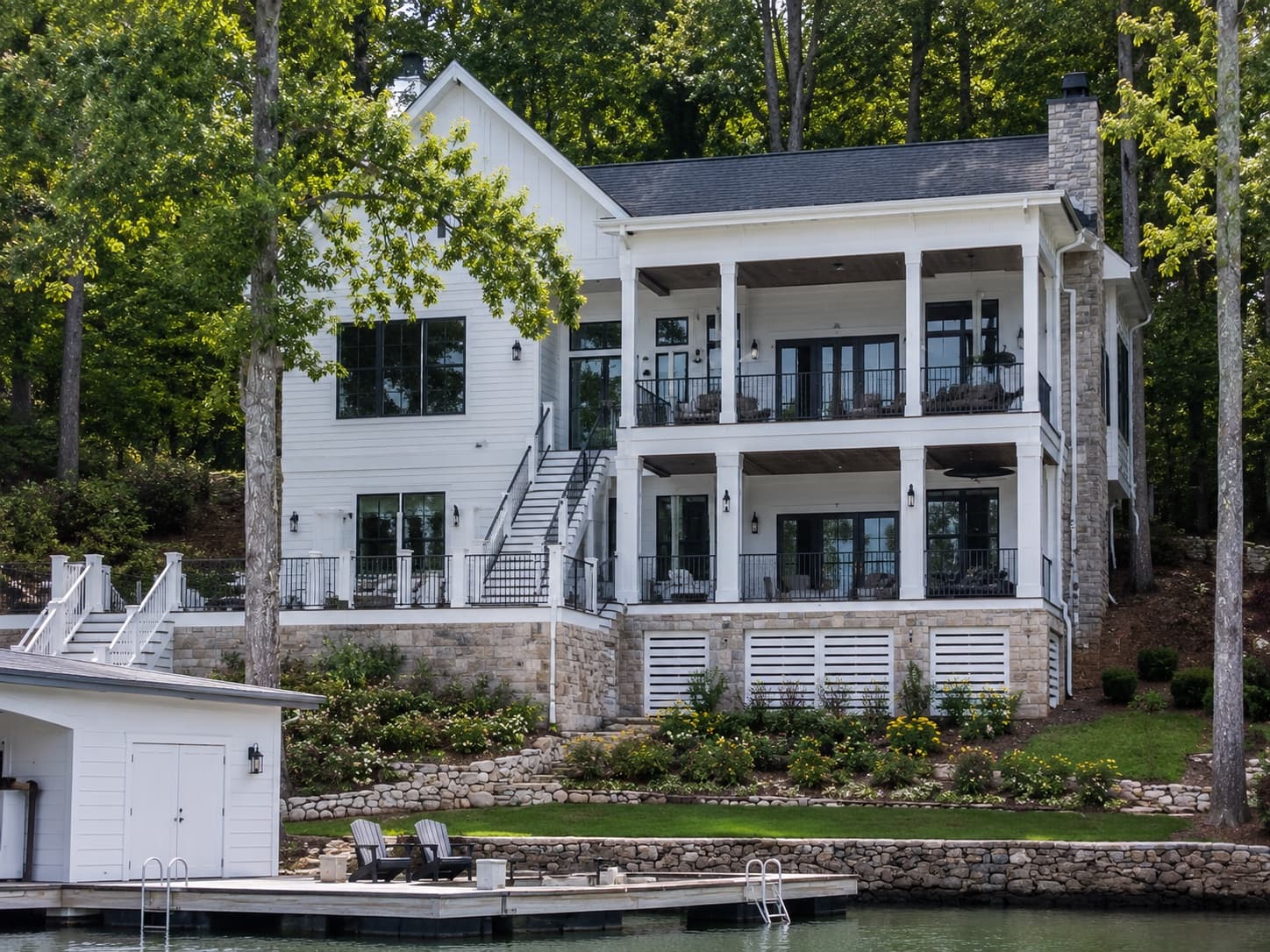 Lake Keowee waterfront repaint — Clemson